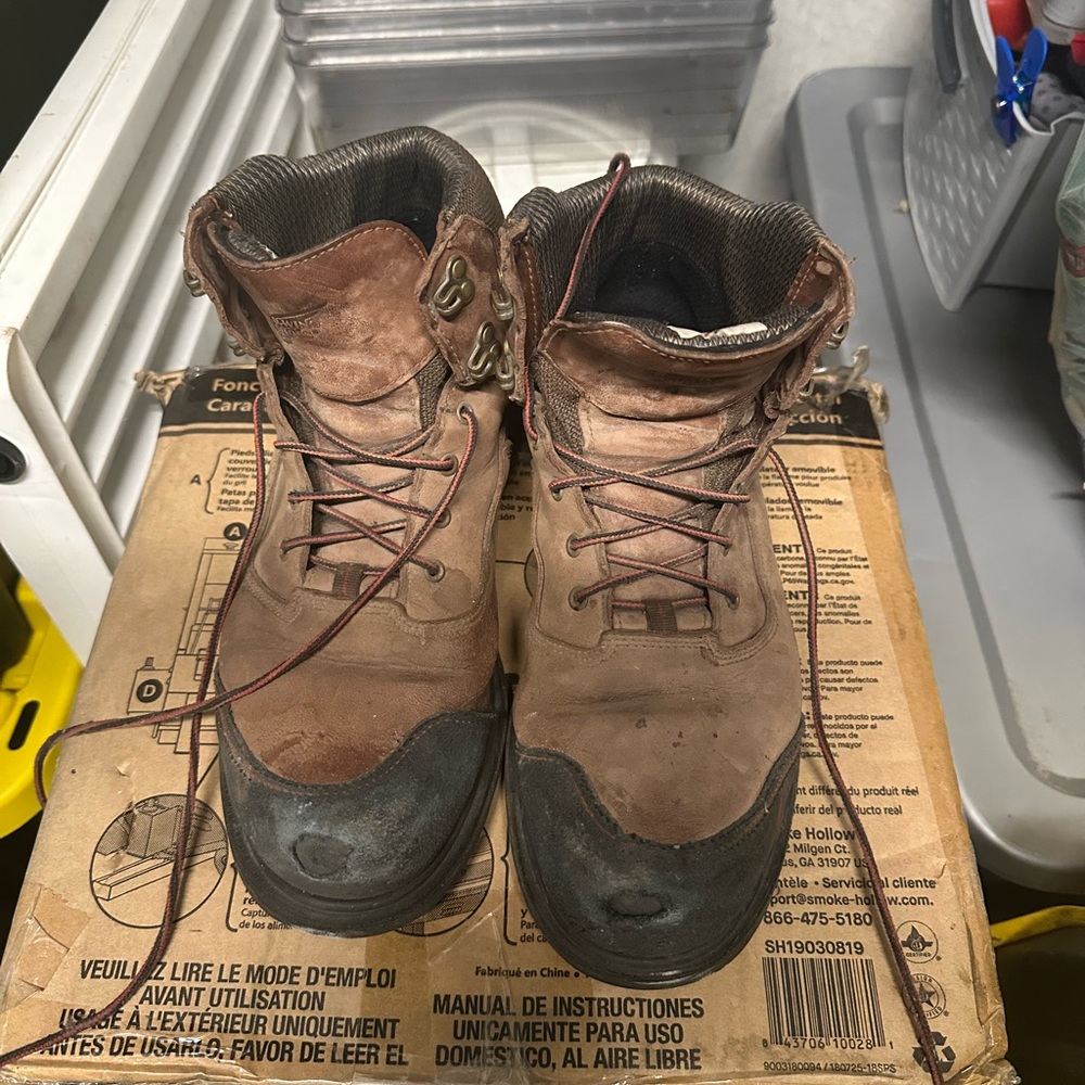 Steel toe red wing boots